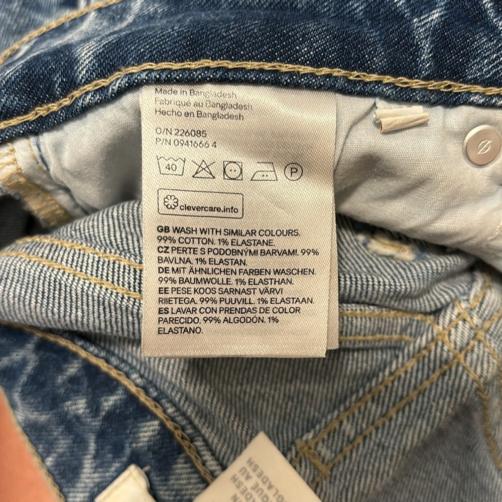 High Rise Straight leg Jeans - Picture 5 of 6
